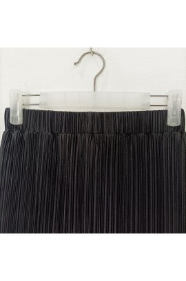 Lyne Halim Skirt Pleats Panjang Hitam, 8178.